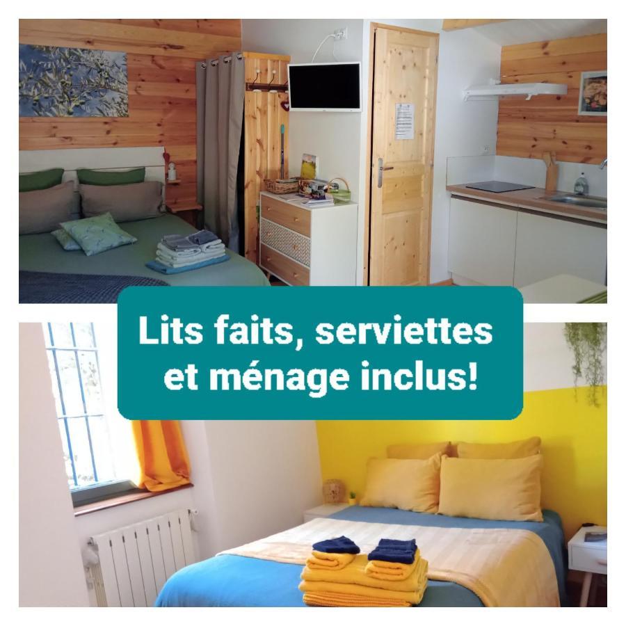 Chalet "Le Petit Olivier" Gites Appart 'Hotel L'Echappee Belle D'Aubenas Logement 2 Sur 3 Экстерьер фото